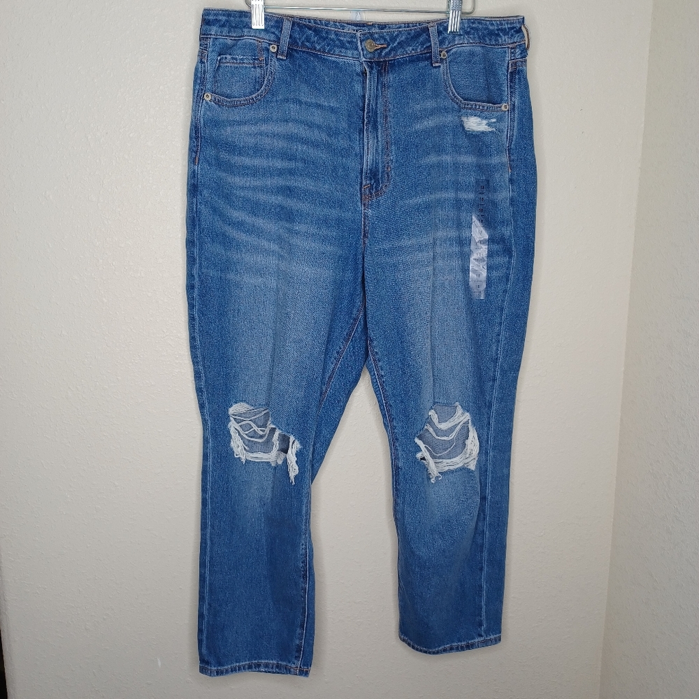 American Eagle high rise Mom jeans 18S